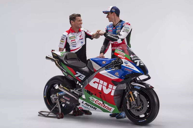 Lucio Cecchinello et Álex Márquez