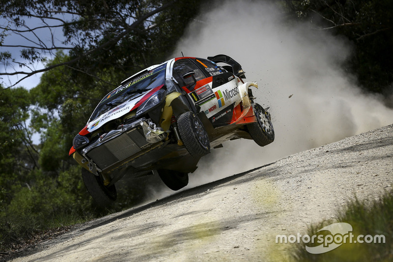 Отт Тянак и Мартин Ярвеоя, Toyota Yaris WRC