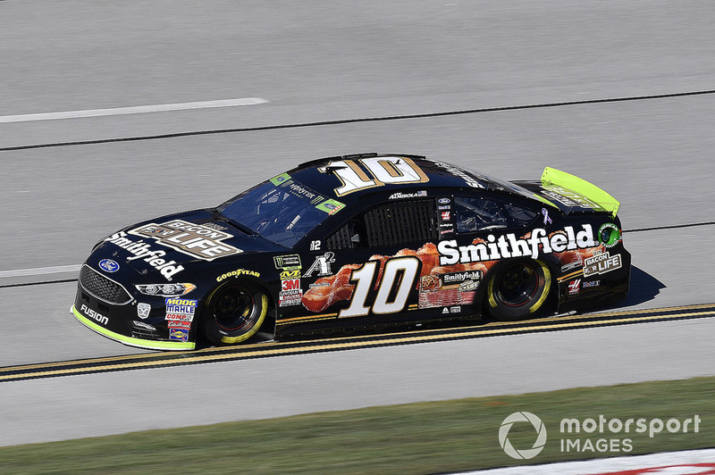 4. Aric Almirola, Stewart-Haas Racing, Ford Fusion Smithfield Bacon for Life