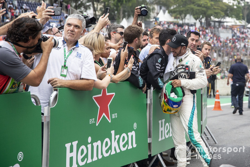 Lewis Hamilton, Mercedes AMG F1 celebra