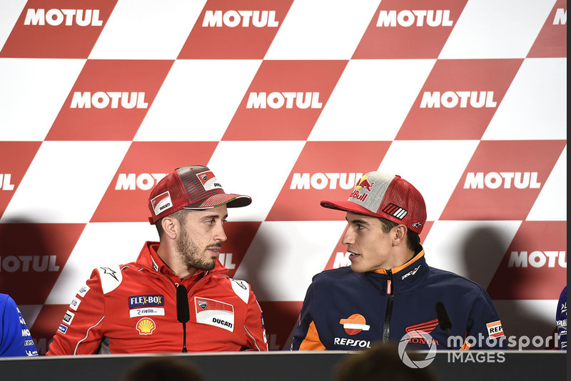 Andrea Dovizioso, Ducati Team, Marc Marquez, Repsol Honda Team