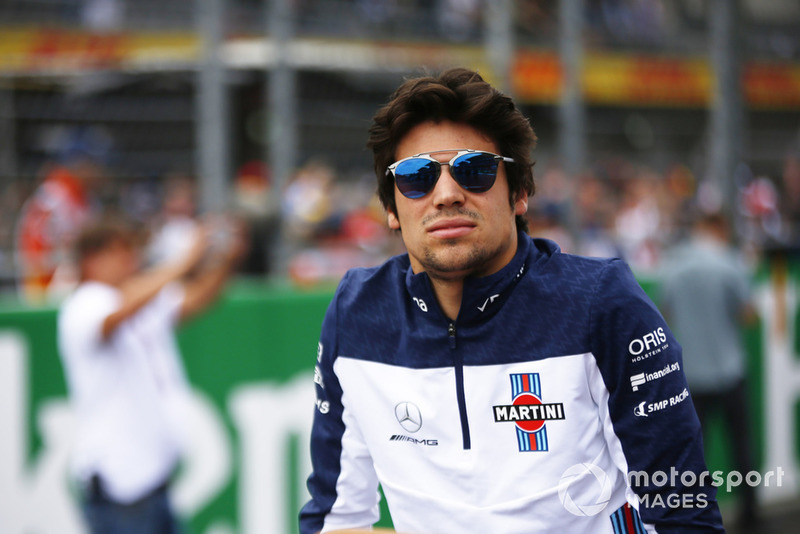 Lance Stroll, Williams Racing, in the drivers parade