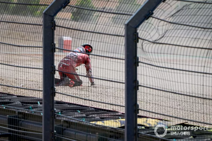Alex Marquez, Gresini Racing crash