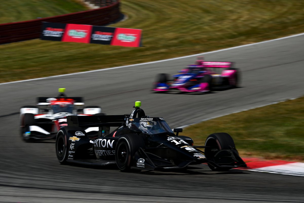 Kyle Kirkwood, A.J. Foyt Enterprises Chevrolet, David Malukas, Dale Coyne Racing with HMD Honda, Alexander Rossi, Andretti Autosport Honda