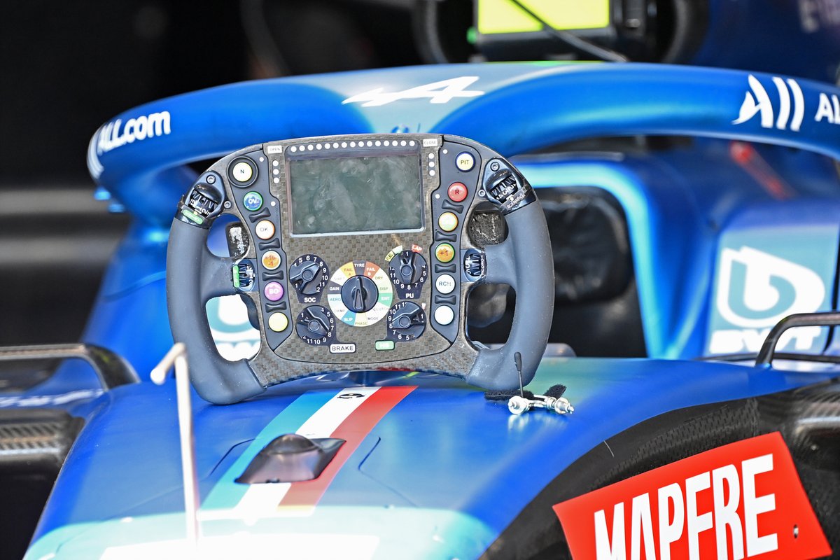 Alpine A522: Lenkrad