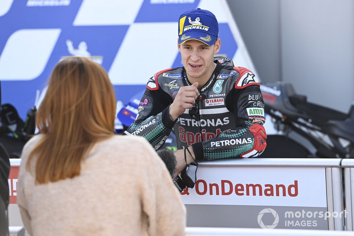 Ganador de la pole Fabio Quartararo, Petronas Yamaha SRT