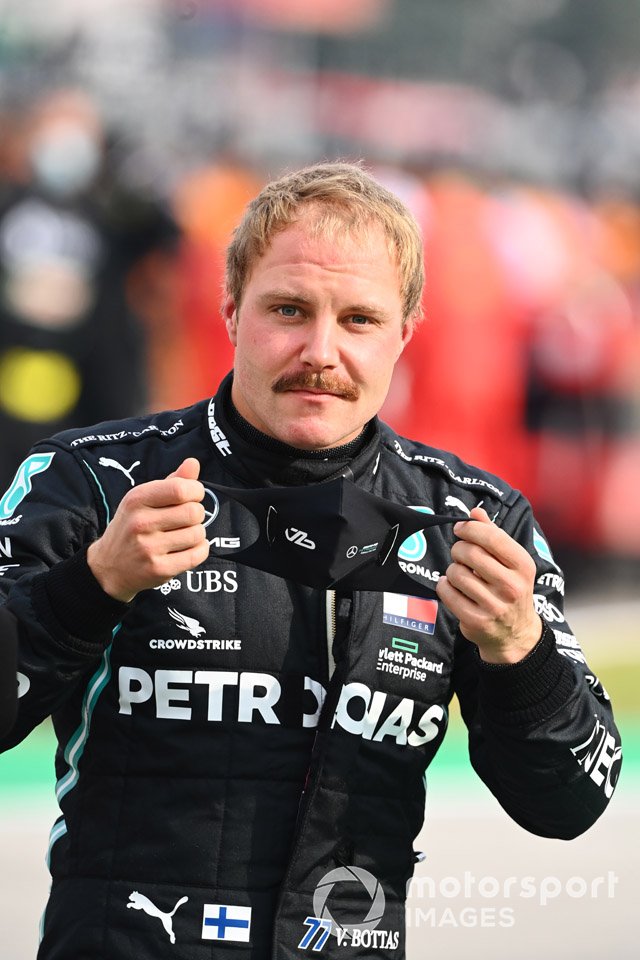 Валттери Боттас, Mercedes-AMG F1, на стартовом поле