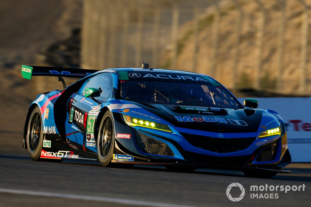 #57 Heinricher Racing w/MSR Curb-Agajanian Acura NSX GT3, GTD: Alvaro Parente, Misha Goikhberg
