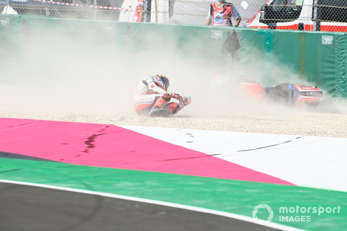 Caída de Jack Miller, Pramac Racing