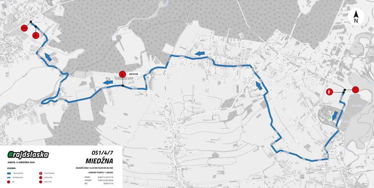 Rajd Śląska 2020, os 1/4/7