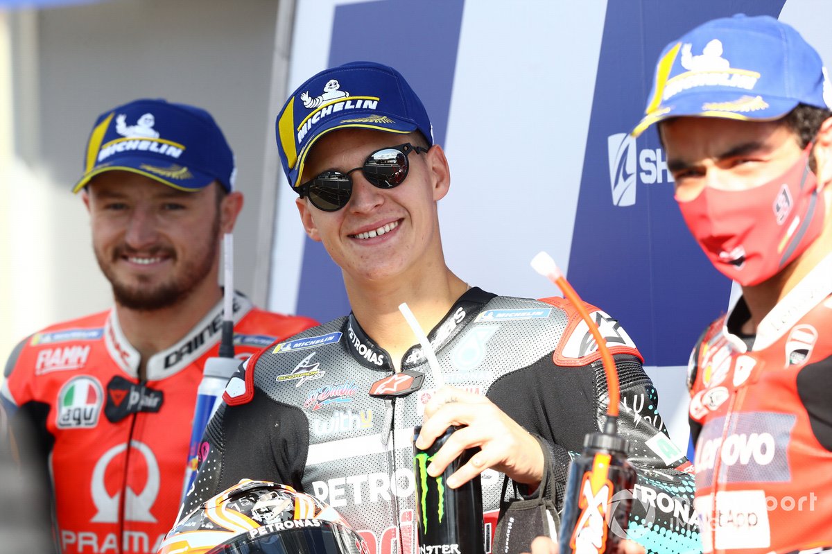 Jack Miller, Pramac Racing, Fabio Quartararo, Petronas Yamaha SRT Danilo Petrucci, Ducati Team