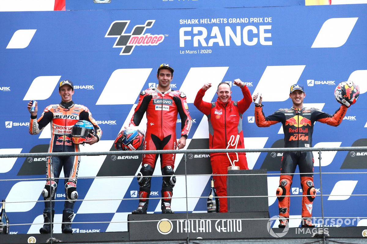 Alex Marquez, Repsol Honda Team Danilo Petrucci, Ducati Team, Pol Espargaro, Red Bull KTM Factory Racing