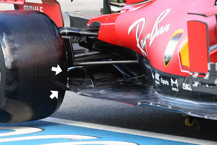 Ferrari SF1000: Unterboden