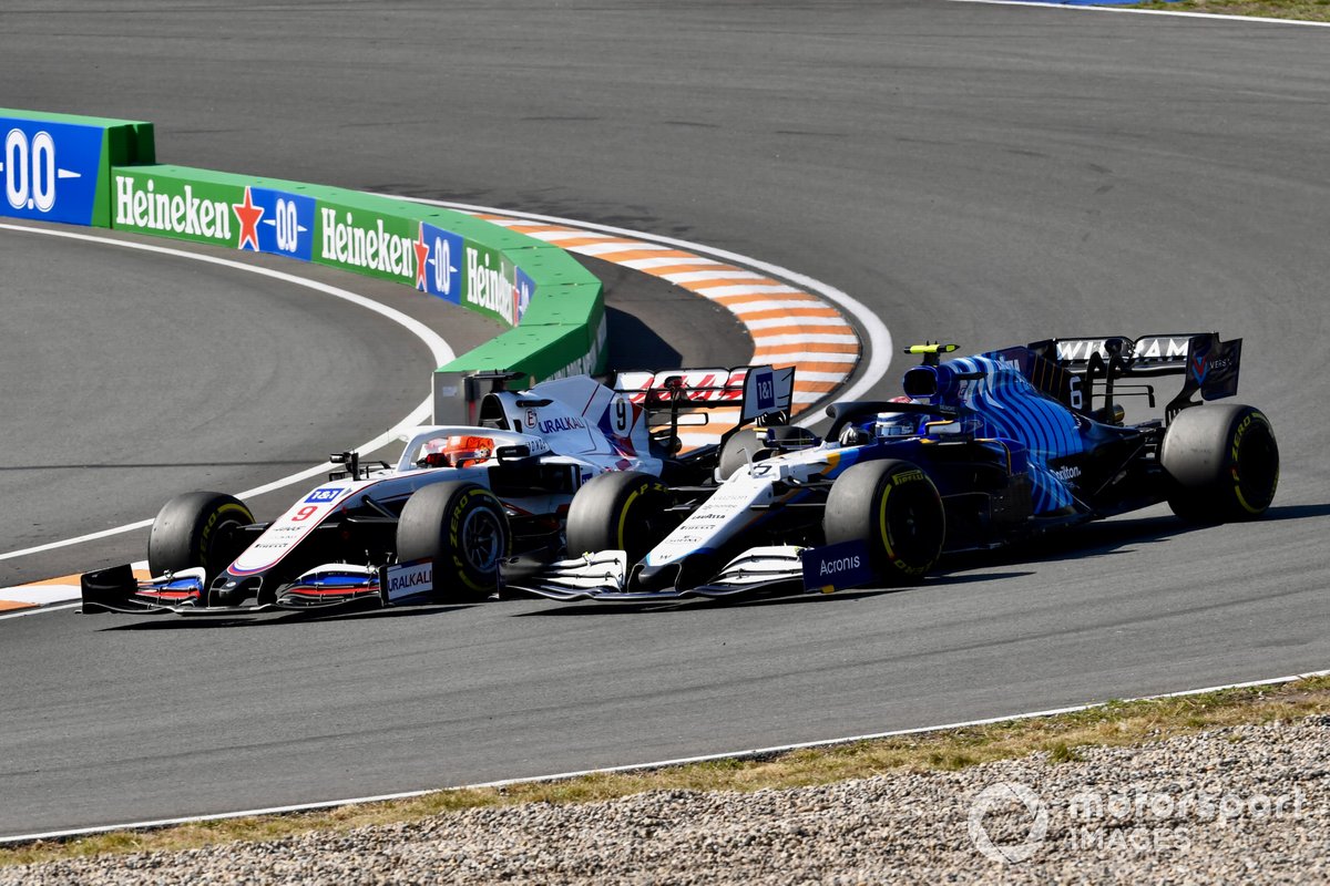 Nikita Mazepin, Haas VF-21, Nicholas Latifi, Williams FW43B