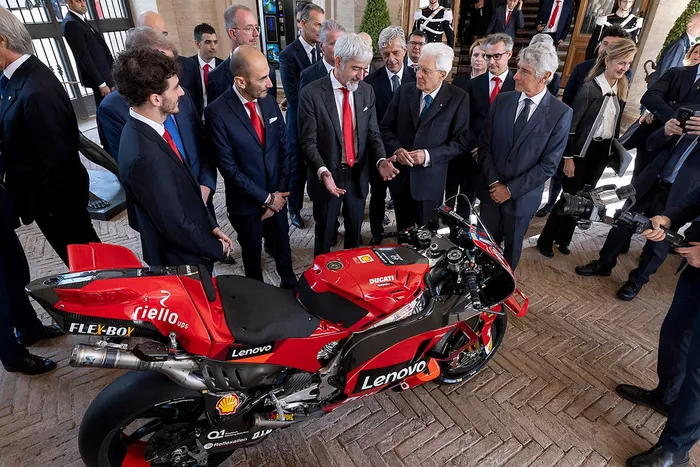 Ducati visita al Presidente Sergio Matarella