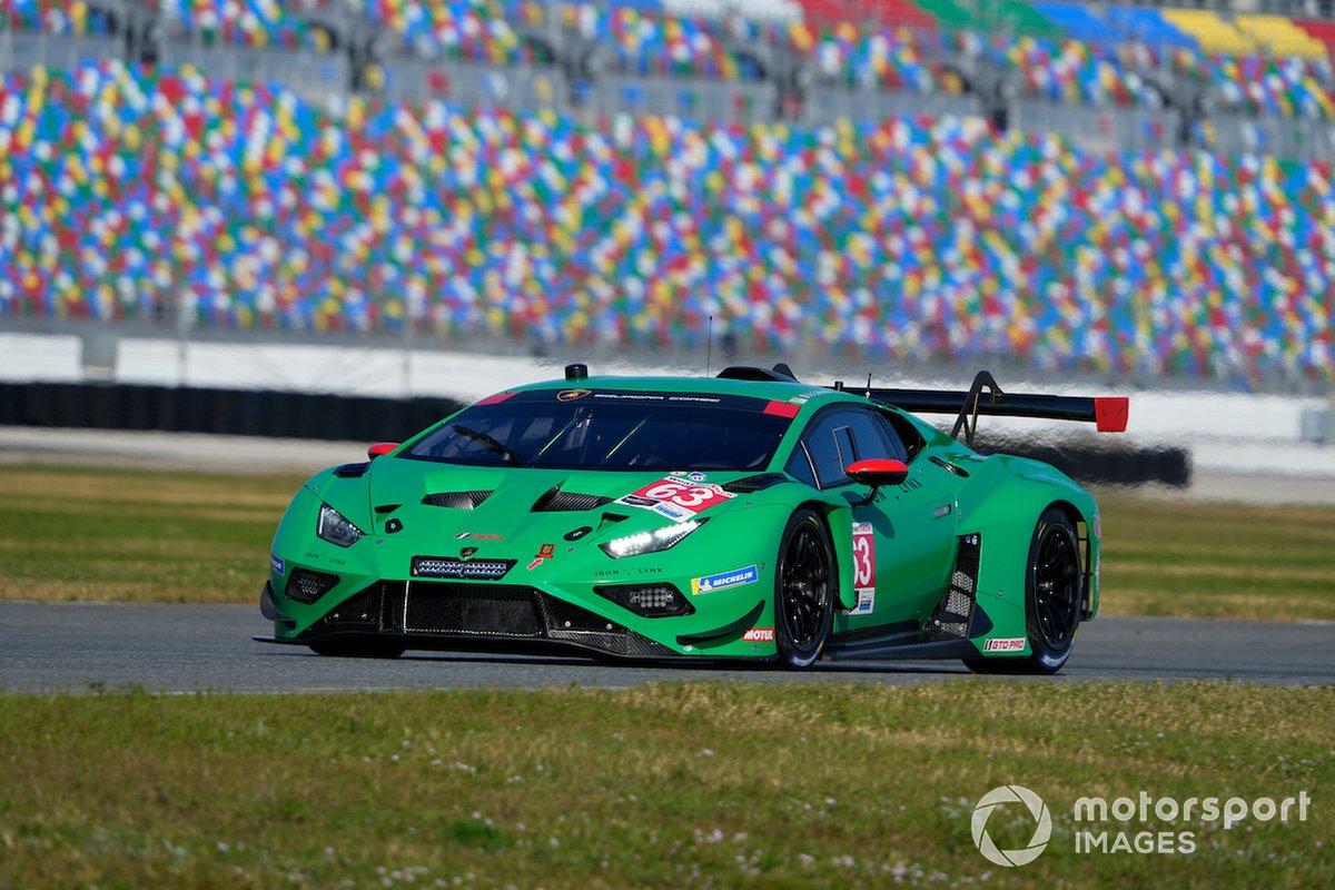 #63 Iron Lynx, Lamborghini Huracan GT3 EVO2, GTD: Andrea Caldarelli