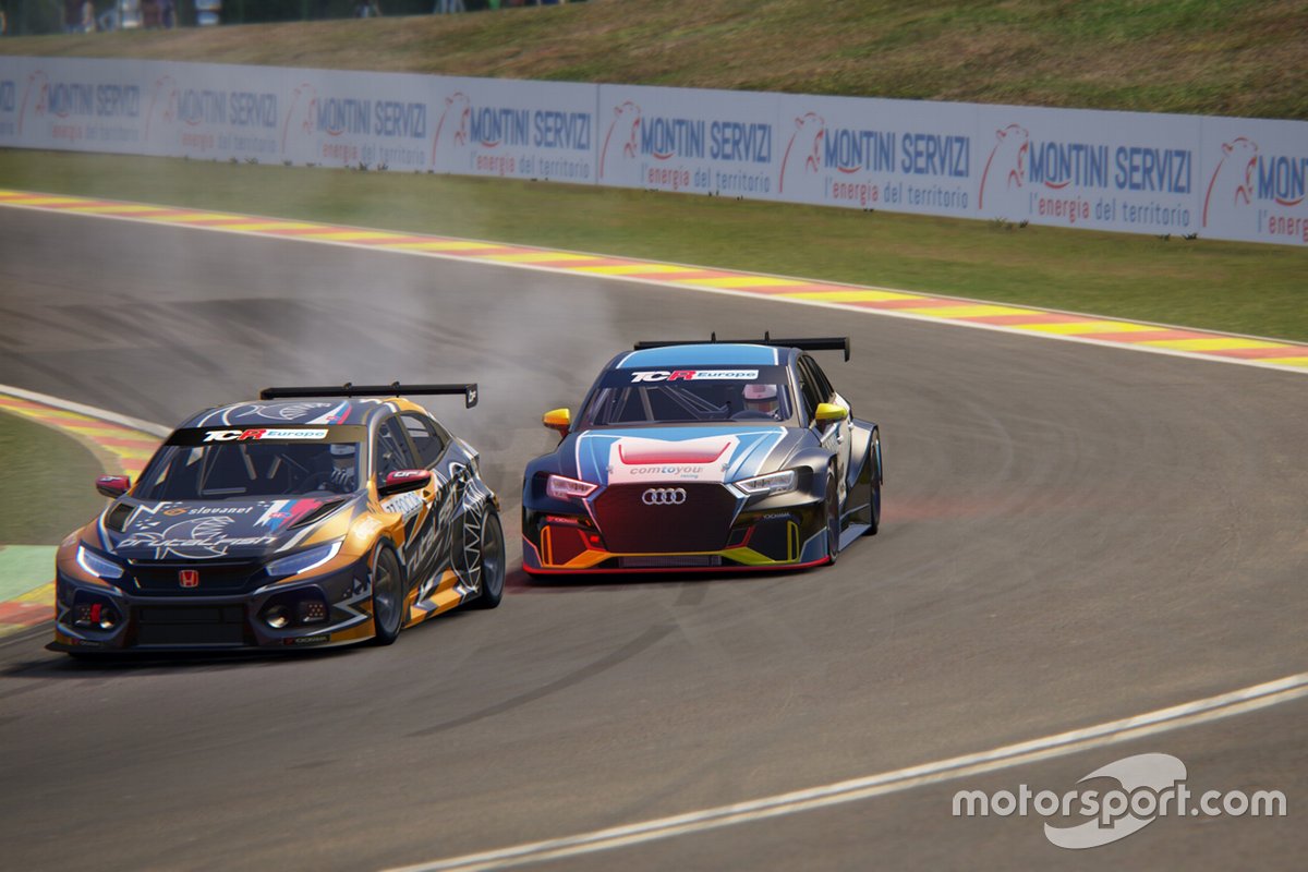 Andrej Studenic, Brutal Fish Racing Team, Honda Civic Type R TCR, e Gilles Magnus, RACB National Team-Comtoyou Racing, Audi RS 3 LMS TCR