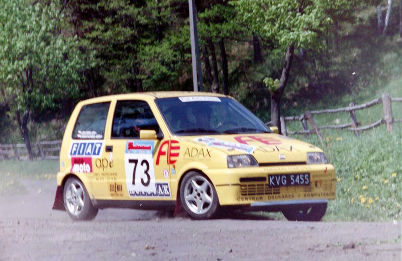 Rafał Kwiatkowski, Jacek Zieliński, Fiat Cinquecento Sporting