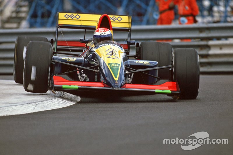 Èric Bernard, Lola 90 Lamborghini, al GP di Monaco del 1990