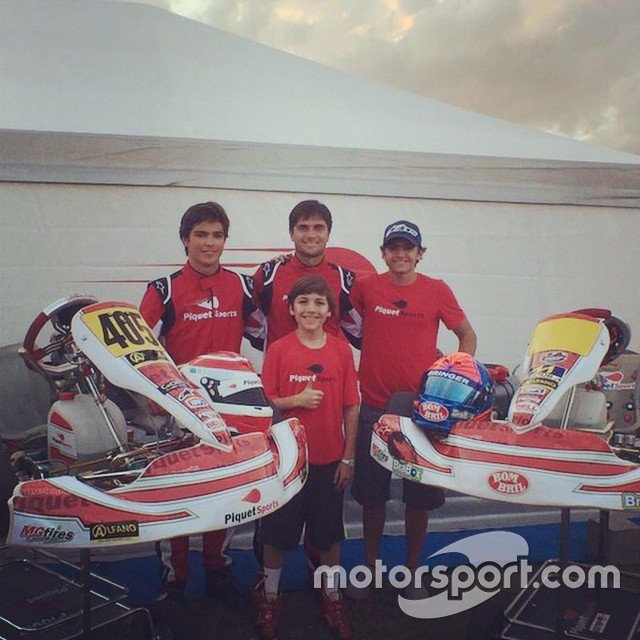 Pedro, Nelsinho, Pietro Fittipaldi e Enzo Fittipaldi