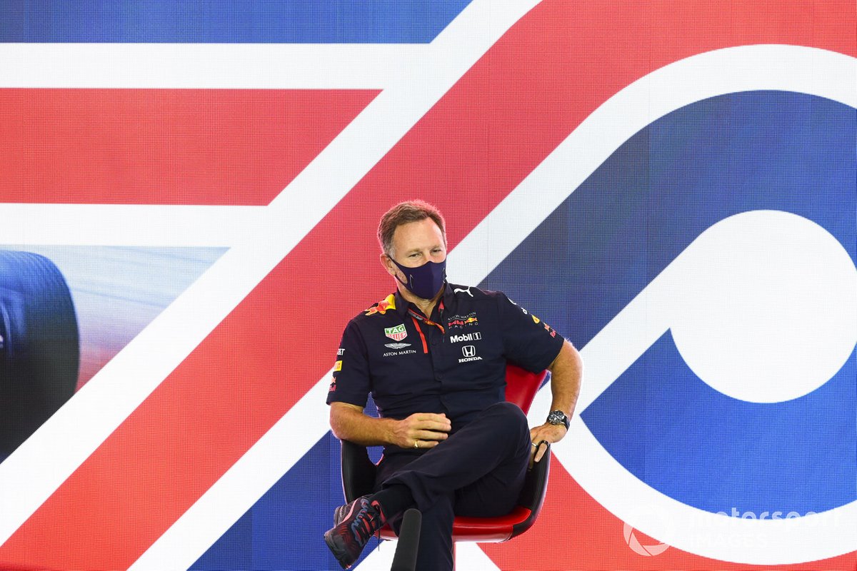 Christian Horner, Team Principal, Red Bull Racing in conferenza stampa