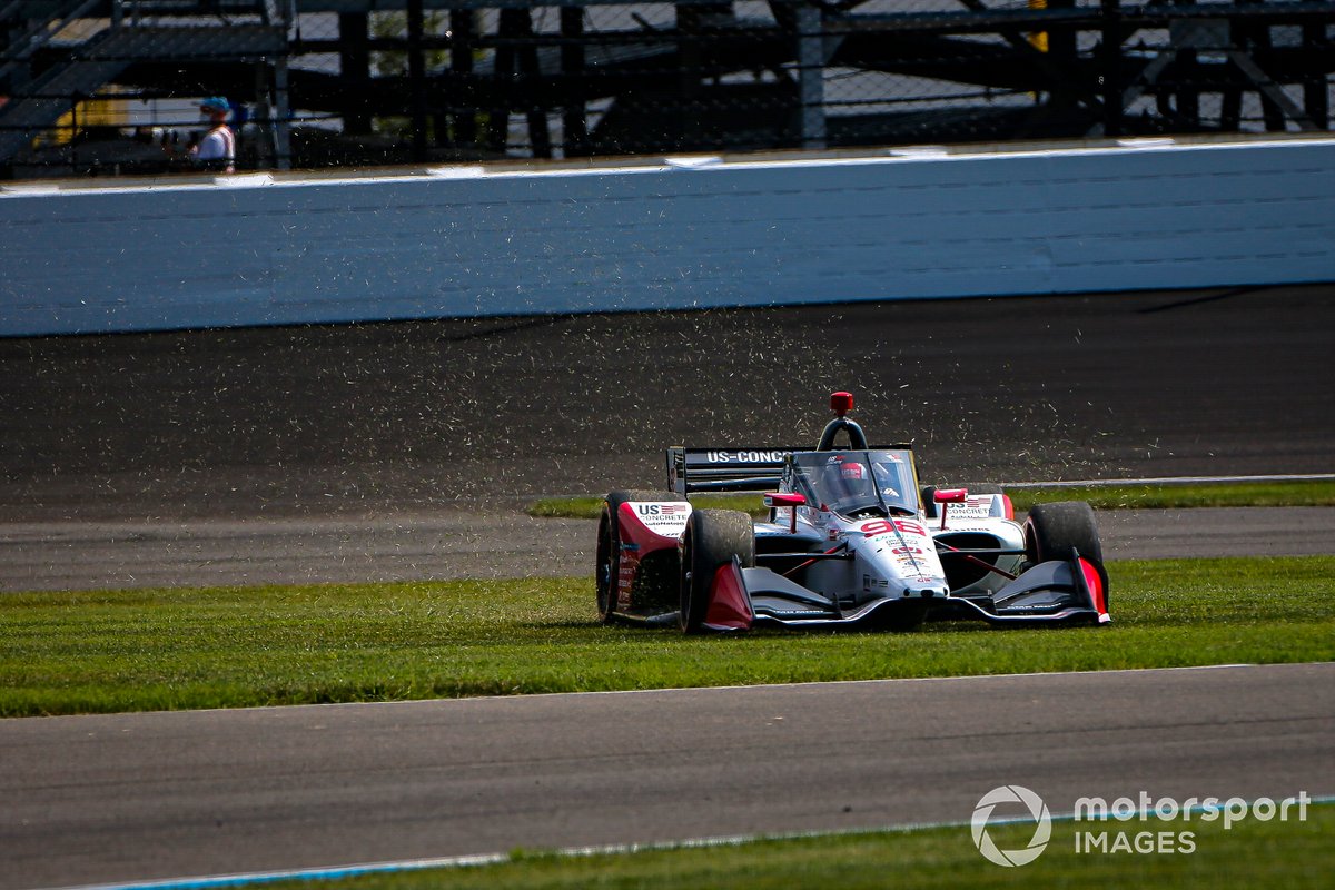 Marco Andretti, Andretti Herta con Marco & Curb-Agajanian Honda finisce fuori dalla pista