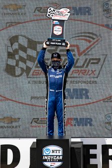 Race Winner Felix Rosenqvist, Chip Ganassi Racing Honda