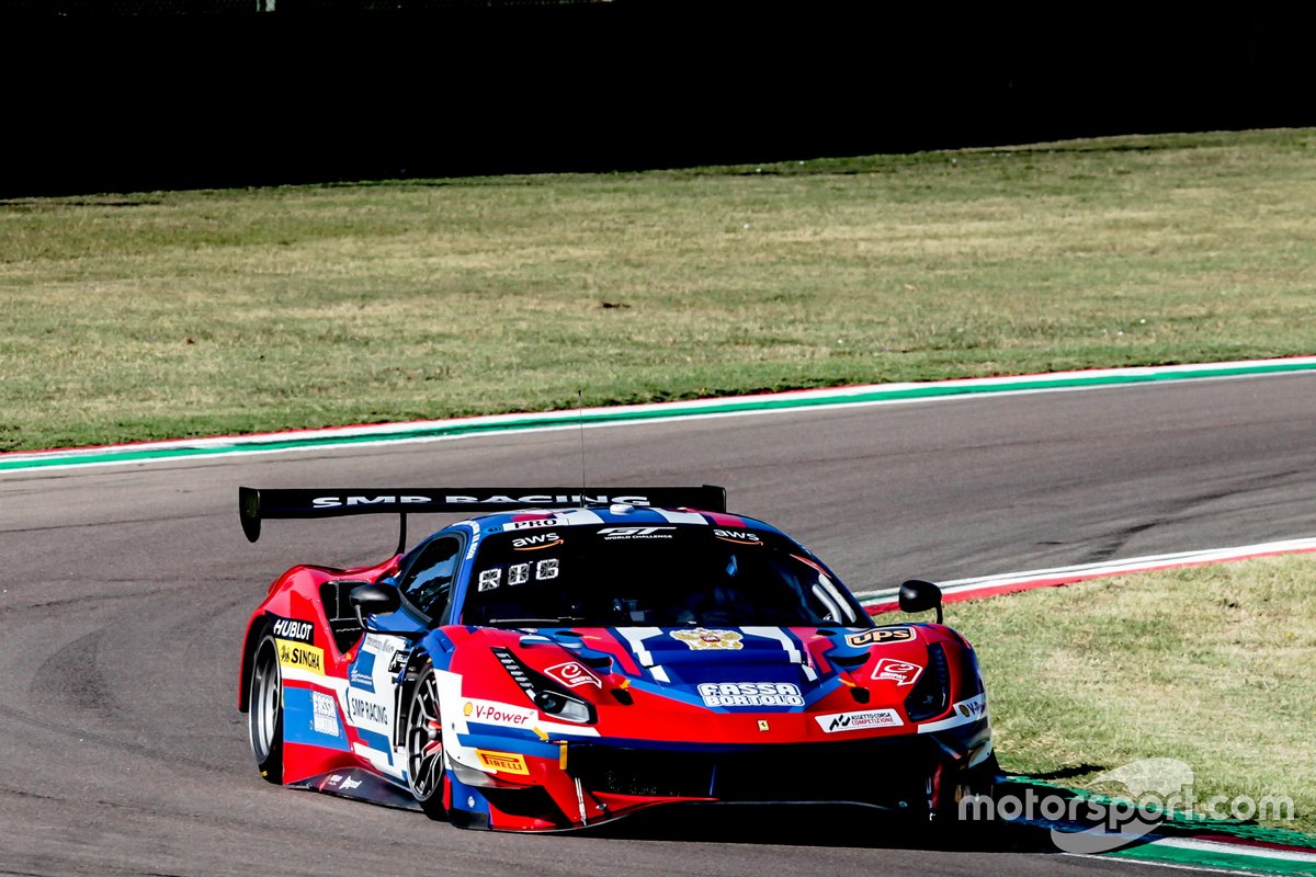#72 SMP Racing Ferrari 488 GT3: Sergey Sirotkin, Davide Rigon, Miguel Molina