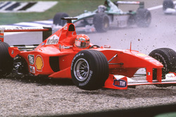 Crash, Michael Schumacher, Ferrari F1 2000