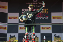 Jonathan Rea, Kawasaki Racing, winner Jerez, 2015