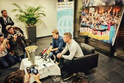 Pressekonferenz mit Nico Rosberg und Lukas Podolski