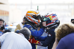 2016 GP2 Series champion Pierre Gasly, PREMA Racing and Race winner Alex Lynn, DAMS