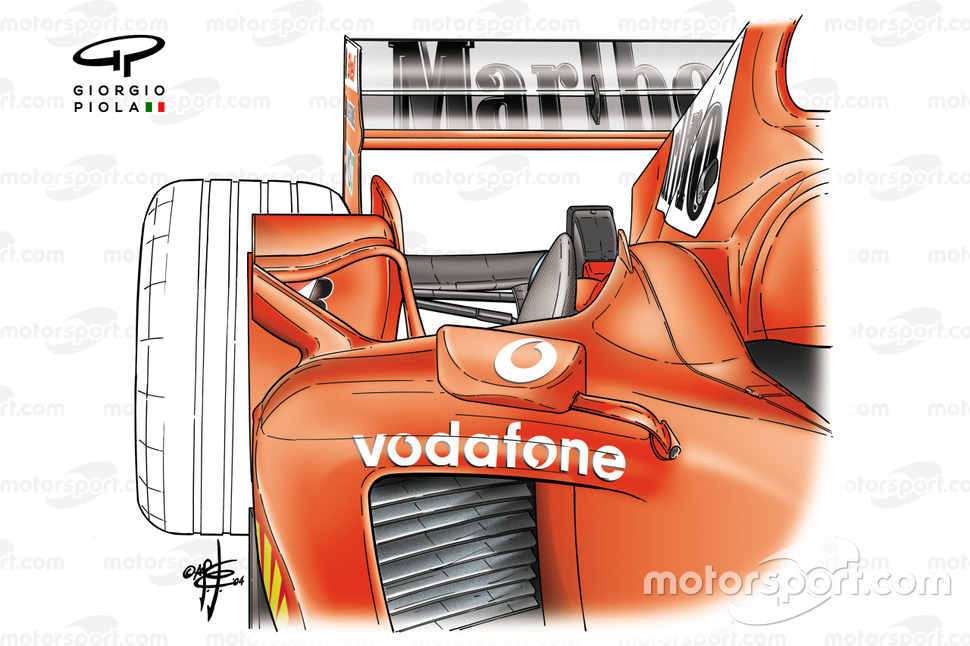 Ferrari F2004 (655) 2004, bocca