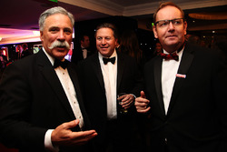 Director del Formula One Group, Chase Carey y McLaren CEO, Zak Brown