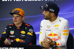 Max Verstappen, Red Bull Racing y Daniel Ricciardo, Red Bull Racing
