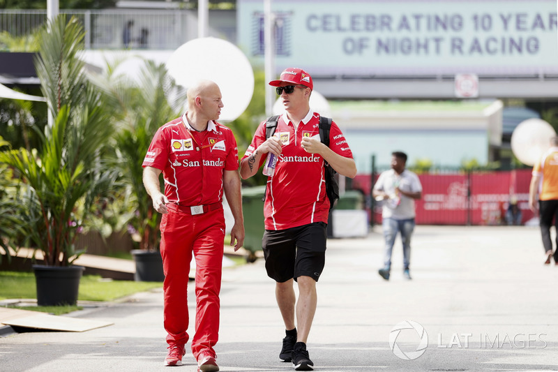Kimi Raikkonen, Ferrari con Mark Arnall