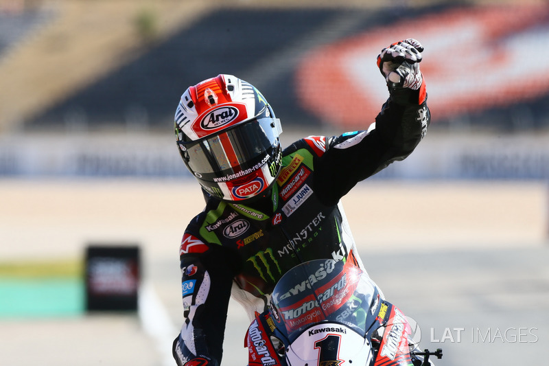 Ganador de la carrera Jonathan Rea, Kawasaki Racing