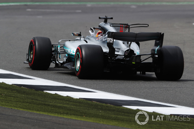 Lewis Hamilton, Mercedes AMG F1 W08, saluta i fan