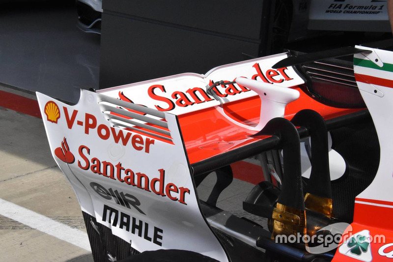 Ferrari SF70H, rear wing