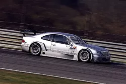 Bernd Schneider und Klaus Ludwig, testen den neuen  Mercedes CLK, HWA AG