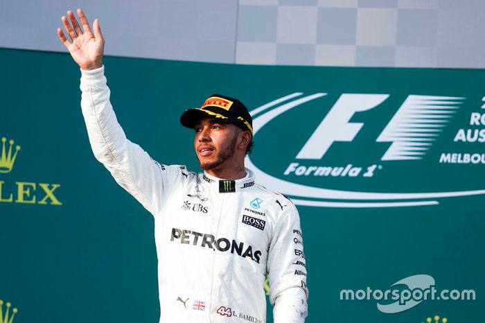 1- Gran Premio de Australia 2017, Lewis Hamilton 2º