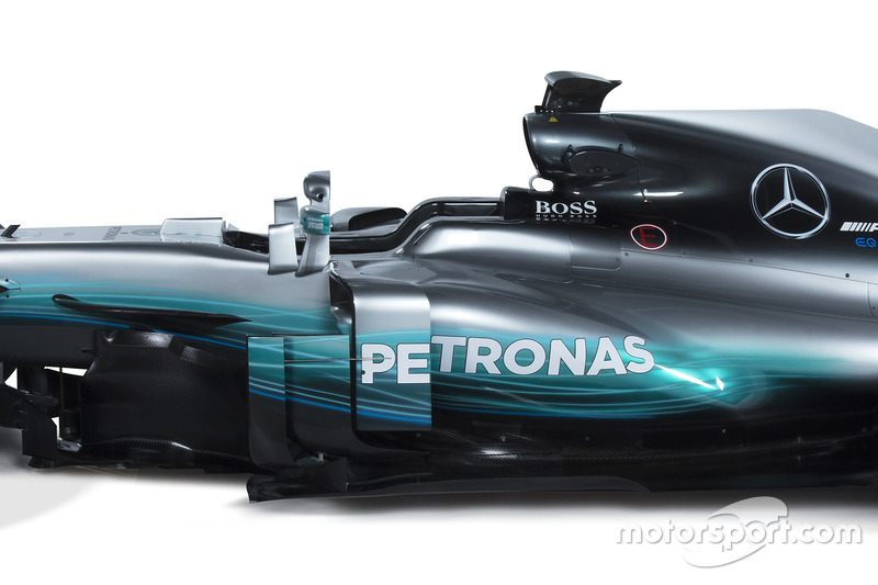 Détails de la Mercedes AMG F1 W08