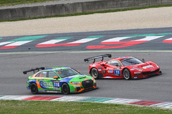#11 Scuderia Praha, Ferrari 488 GT3: Jiri Pisarik, Josef Král, Matteo Malucelli; #115 Bonk Motorsport, Audi RS3 LMS TCR: Hermann Bock, Max Partl