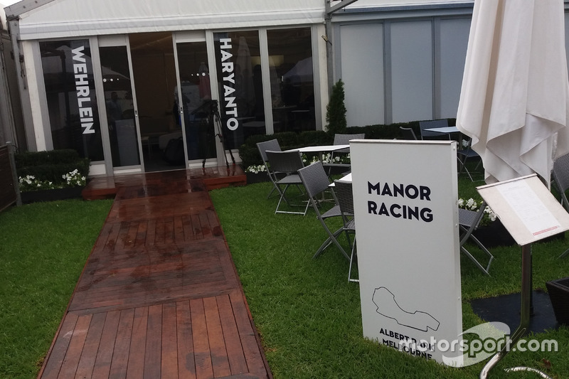 Hospitality area Manor Racing di Albert Park