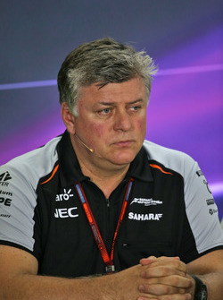 Otmar Szafnauer, Directeur des Opérations Sahara Force India F1 lors de la conférence de presse de la FIA