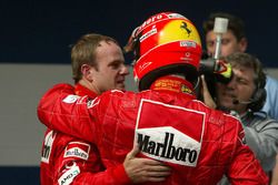 Rubens Barrichello y Michael Schumacher, Ferrari