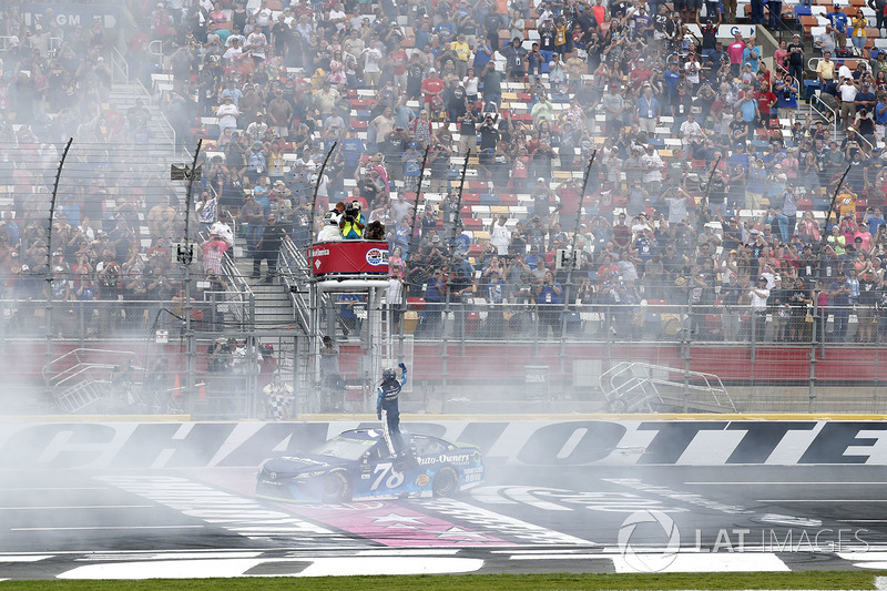 Race winner Martin Truex Jr., Furniture Row Racing Toyota