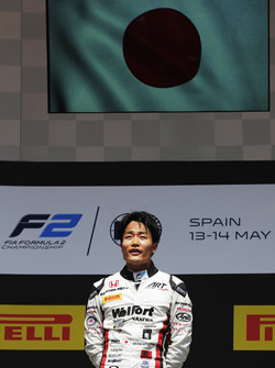 Podium: race winner Nobuharu Matsushita, ART Grand Prix
