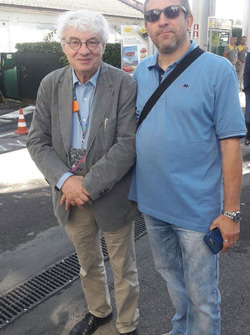 L'architetto Mario Botta all'Autodromo Nazionale di Monza