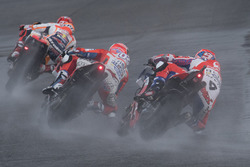 Марк Маркес, Repsol Honda Team, Андреа Довициозо, Ducati Team, и Данило Петруччи, Pramac Racing